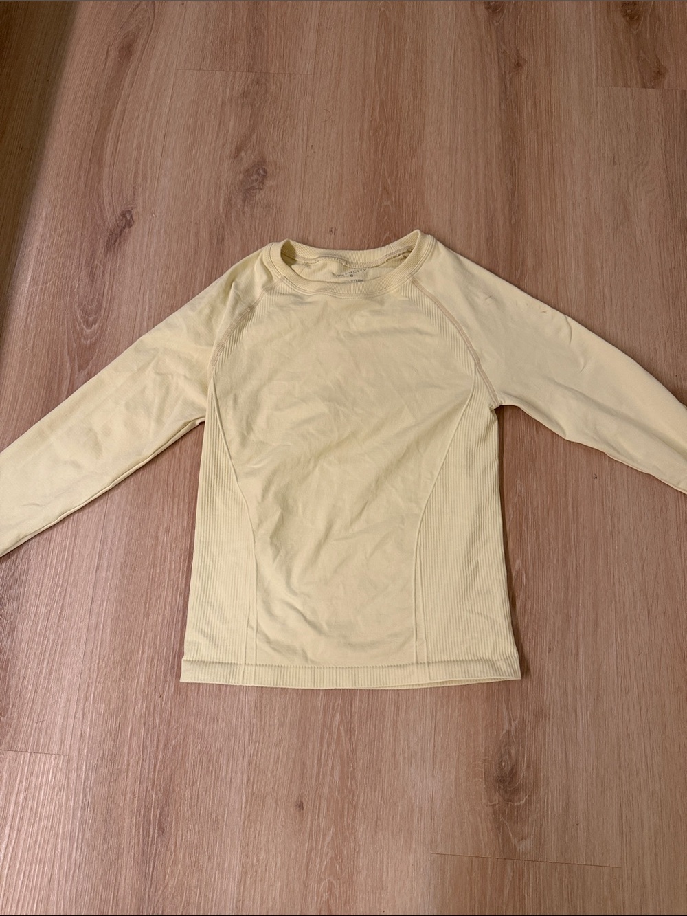 Butter Yellow Activewear Top